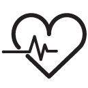 heartrate line Icon