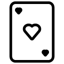hearts line Icon