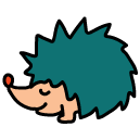 hedgehog Doodle Icons