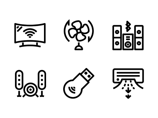 home-appliances-line-icons