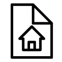 home document line Icon