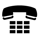 home phone_1 glyph Icon
