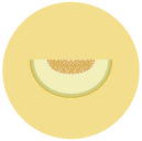 honey lemon Flat Round Icon