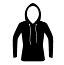 hoodie glyph Icon