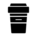 hot drink glyph Icon