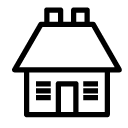 house 3 line Icon