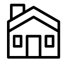 house two window line Icon