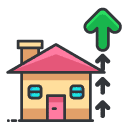 house up Filled Outline Icon