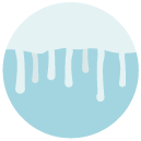 ice Flat Round Icon