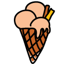 ice-cream cone Doodle Icons