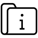 information folder line Icon copy