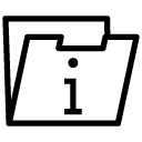information folder line Icon