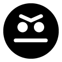 irritated glyph Icon