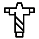 jesus brazil line Icon