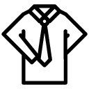 jumper and tie line Icon