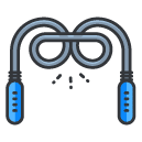 jumprope Filled Outline Icon