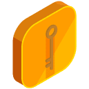 key Isometric Icon