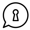 key chat line Icon