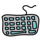 keyboard Doodle Icon