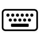 keyboard five line Icon