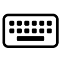 keyboard four line Icon