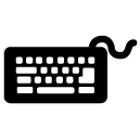keyboard glyph Icon