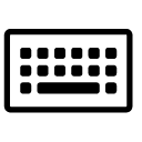 keyboard one line Icon