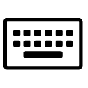 keyboard three line Icon