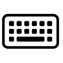 keyboard two line Icon