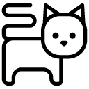 kitten line Icon