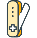 knife Filled Outline Icon