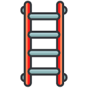 ladder Filled Outline Icon