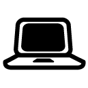 laptop glyph Icon