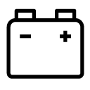 large battery line Icon