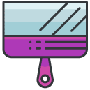 large puttyknife Filled Outline Icon