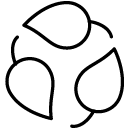 leaves line Icon