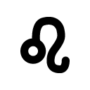 leo glyph Icon