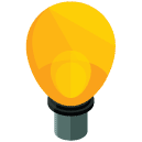 lightbulb Isometric Icon