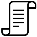 lined document line Icon