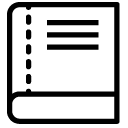 lines book line Icon