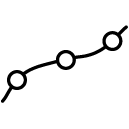 lines chart line Icon