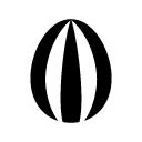 lines egg glyph Icon