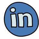 linked in Doodle Icon