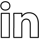 linkedin line Icon