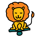 lion cirus Doodle Icon