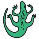 lizard Doodle Icons