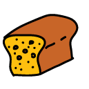 loaf bread Doodle Icons