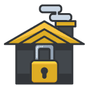 locked Filled Outline Icon