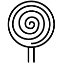 lollipop line Icon