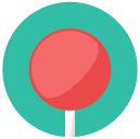lollipop Flat Round Icon